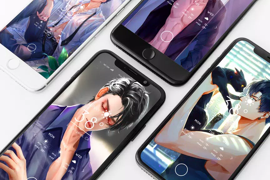 Anime Boy Wallpaper 4K スクリーンショット 1