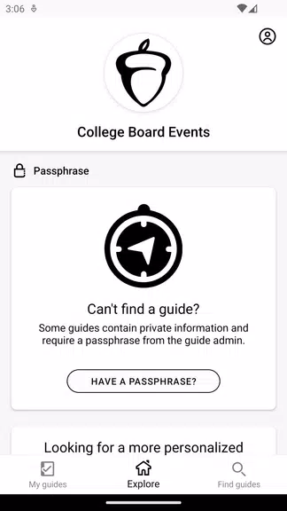 College Board Events Capture d’écran 1