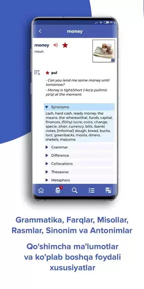 Wisdom EnglishUzbek dictionary Captura de tela 3