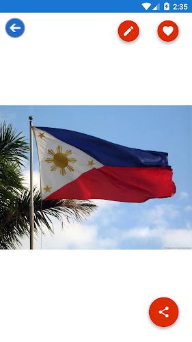 Philippines Flag Wallpaper: Fl Schermafbeelding 2