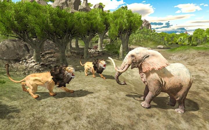 Lion family jungle Simulator Tangkapan skrin 2