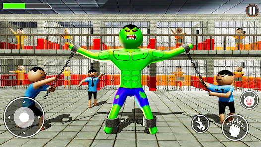 Incredible Monster: Superhero Prison Escape Games 스크린샷 3