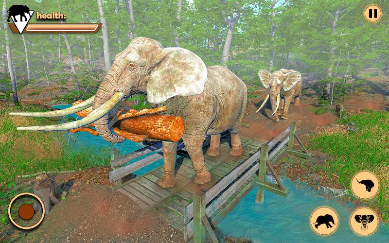 Elephant Simulator Animal Game Captura de tela 3