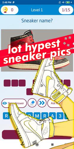 sneaker quiz Captura de tela 4