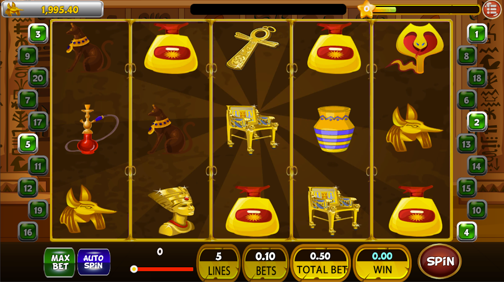 Classic Cleopatra Egypt Slot Machine ♛ Captura de pantalla 3