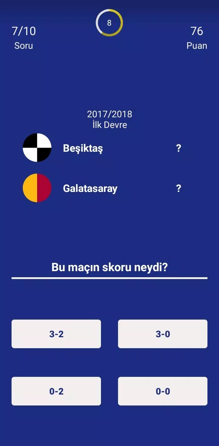 Türkiye Süper Ligi Bilgi Oyunu 스크린샷 4