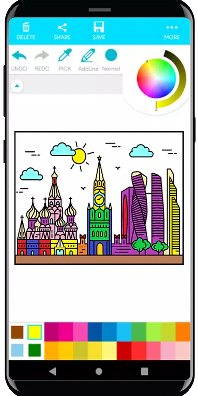 Coloring Travels スクリーンショット 3