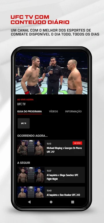 Schermata UFC Fight Pass - MMA ao vivo 3