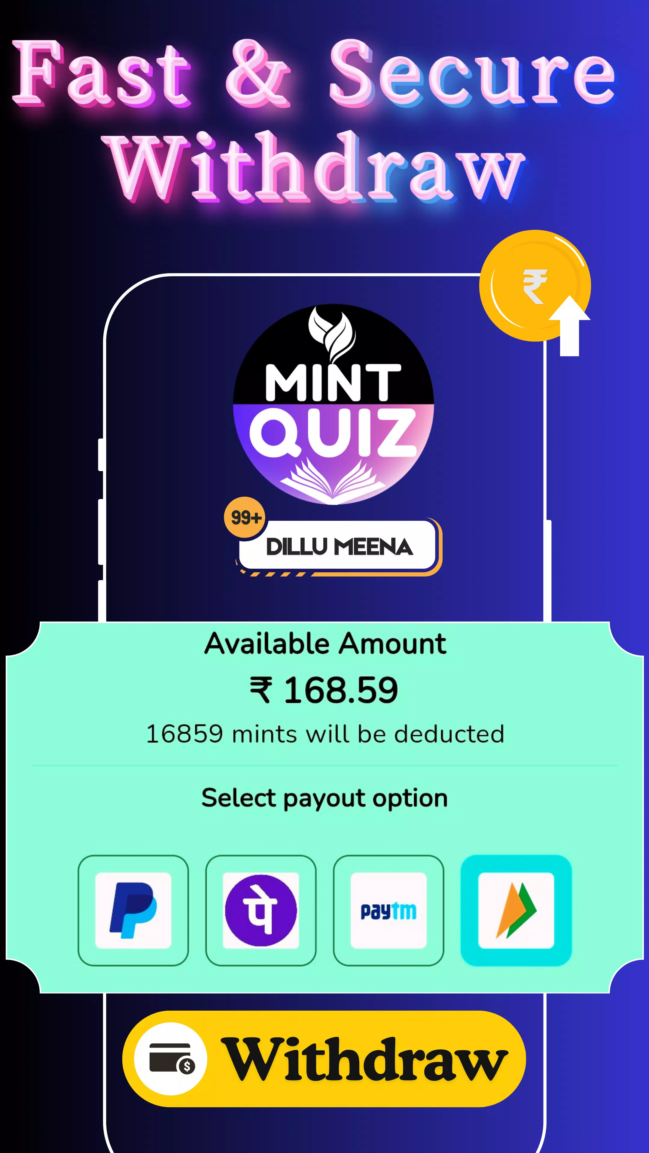 Earning App: Mint Quiz Screenshot 4