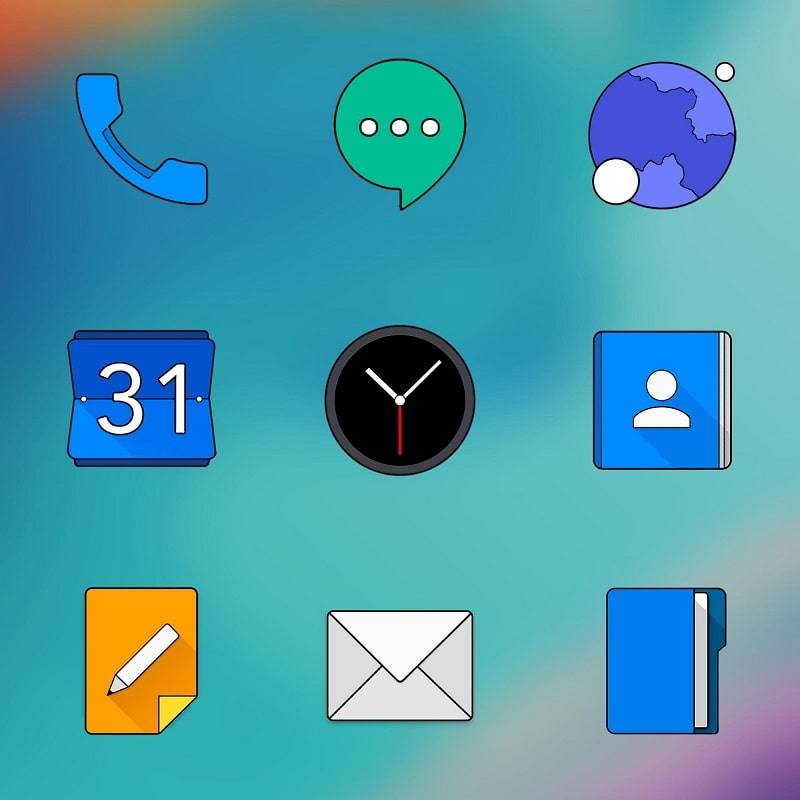 Oxigen HD – Icon Pack Скриншот 1