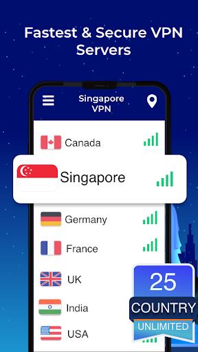 Singapore VPN - Free, Fast & Secure Capture d’écran 2