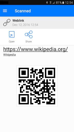 QR Code Reader QR Code Scanner應用截圖第4張