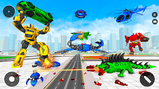 Animal Crocodile Robot Games Screenshot 2