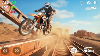 Motocross Beach Bike Games 3D Capture d'écran 2