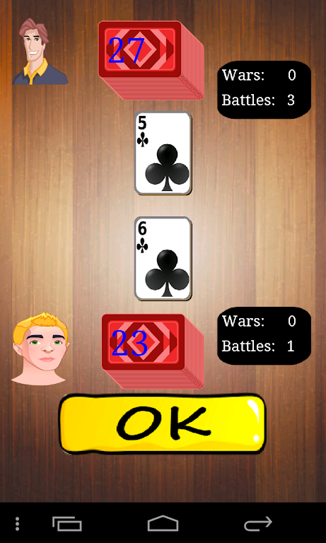 War - Playing Cards Free Screenshot 3