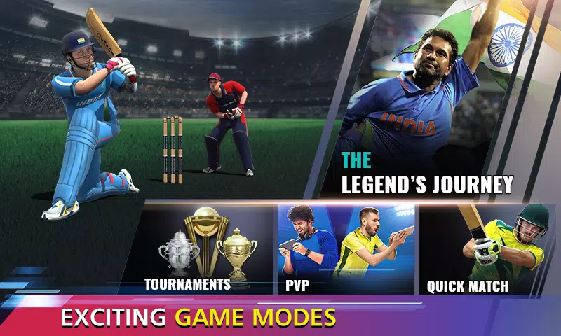 Sachin Saga Cricket Champions Captura de tela 1