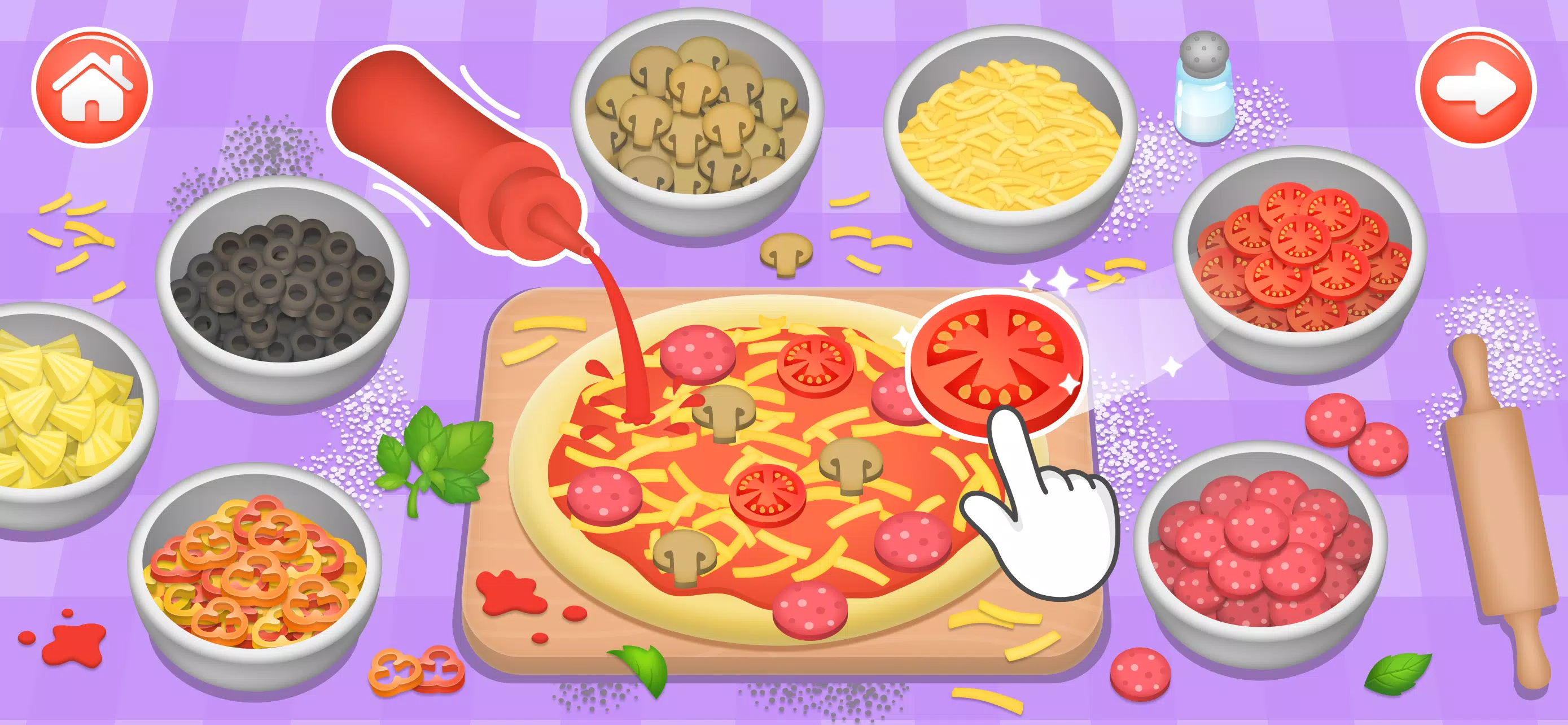 Kids Cooking Games Tangkapan skrin 1