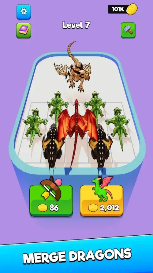 Merge Battle 3D: Dragon Fight ภาพหน้าจอ 1