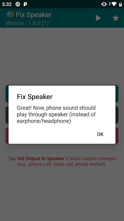 Fix Speaker - Disable Earphone স্ক্রিনশট 2