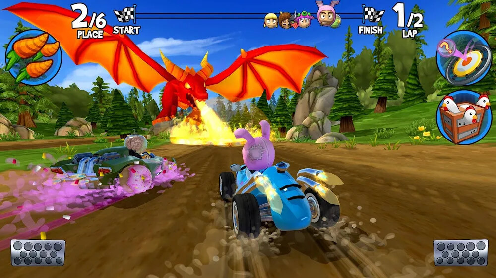 Beach Buggy Racing 2 Mod Captura de pantalla 2