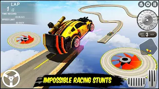 Impossible GT Racing Car Stunt Ekran Görüntüsü 1