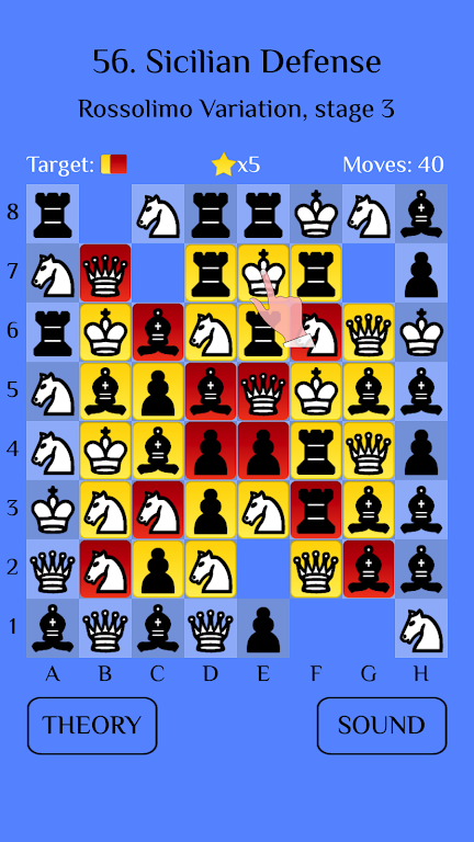 Chess Match-3: Sicilian Screenshot 1