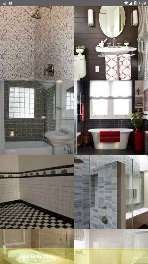 Best Bathroom Tile Designs ide スクリーンショット 3