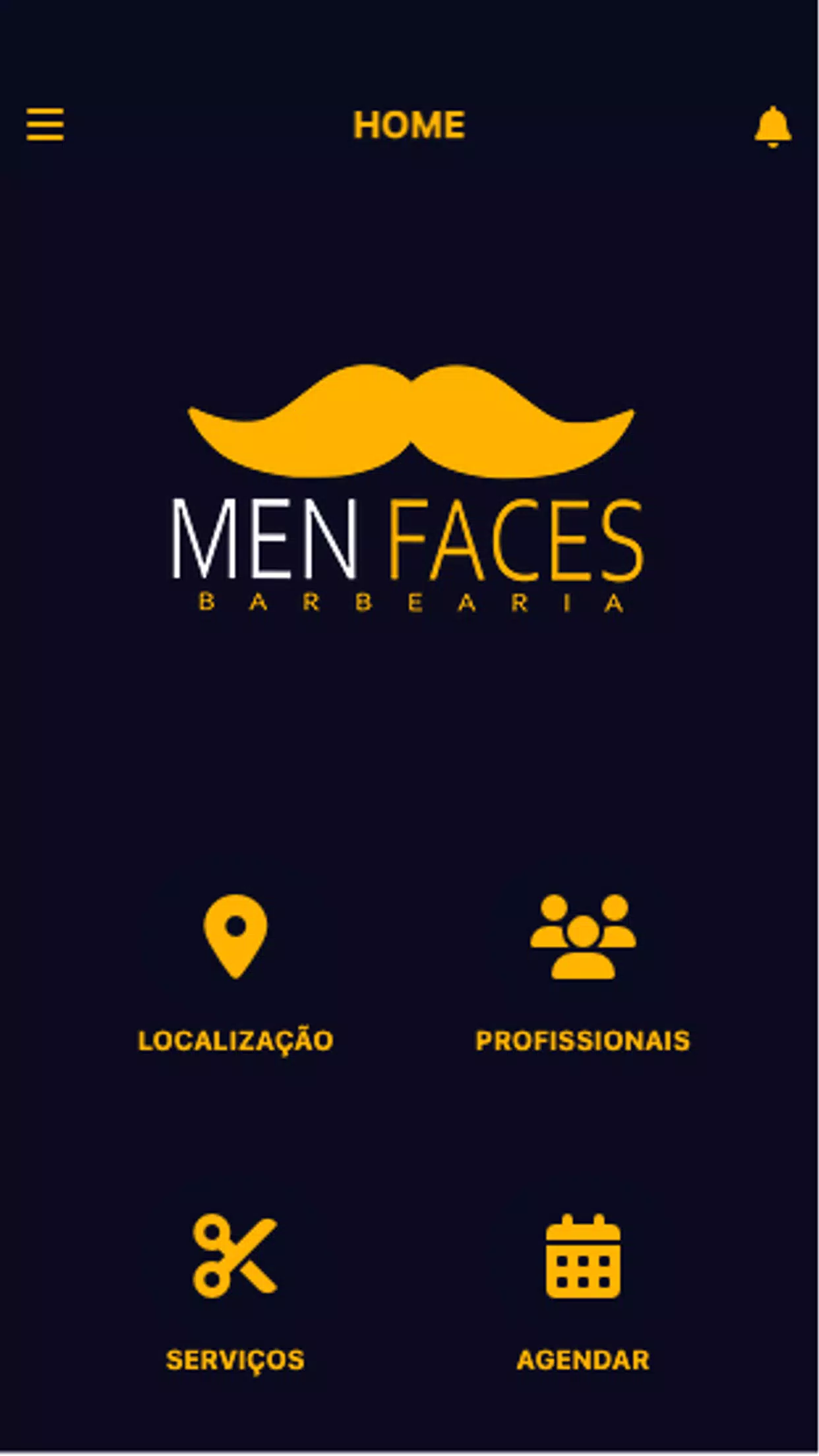 Men Faces Barbearia Capture d’écran 1