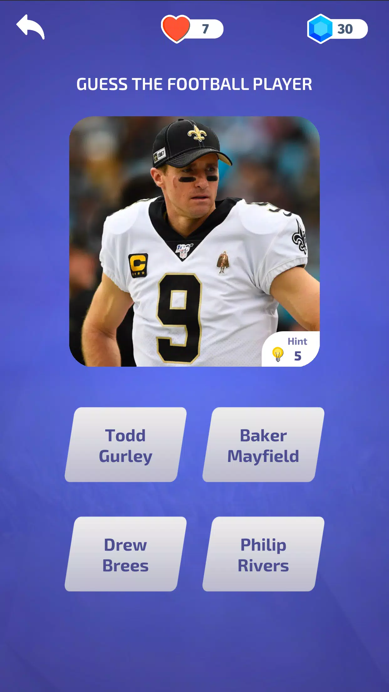 American Football - Quiz স্ক্রিনশট 1