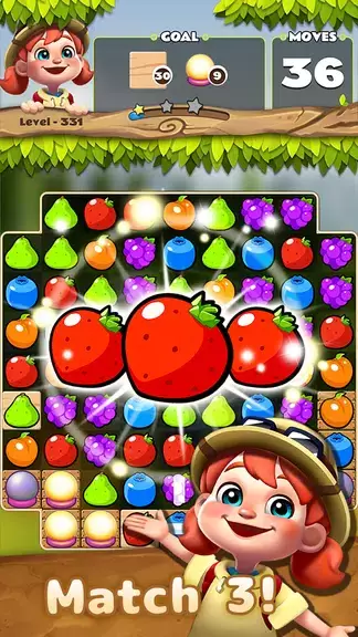 Fruits POP : Match 3 Puzzle Schermafbeelding 2