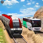 Train Racing 3d- Bus Vs Train