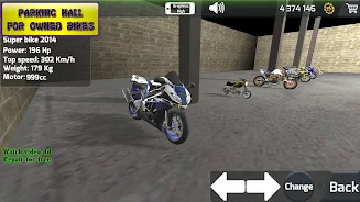 Motorbike 3D Drag Race 스크린샷 1