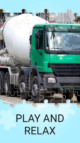 Concrete mixer truck puzzles應用截圖第1張