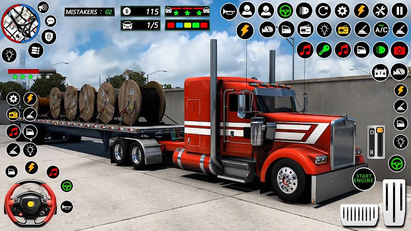 US Cargo Truck Simulator Games ဖန်သားပြင်ဓာတ်ပုံ 4