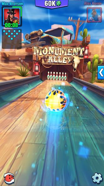 Bowling Crew — 3D bowling game Mod Zrzut ekranu 1