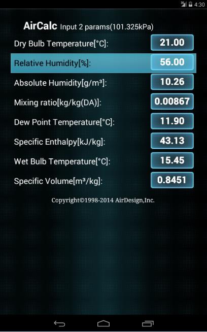 AirCalc for Android スクリーンショット 3