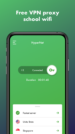 HyperNet Free VPN - Unlimited Captura de tela 3