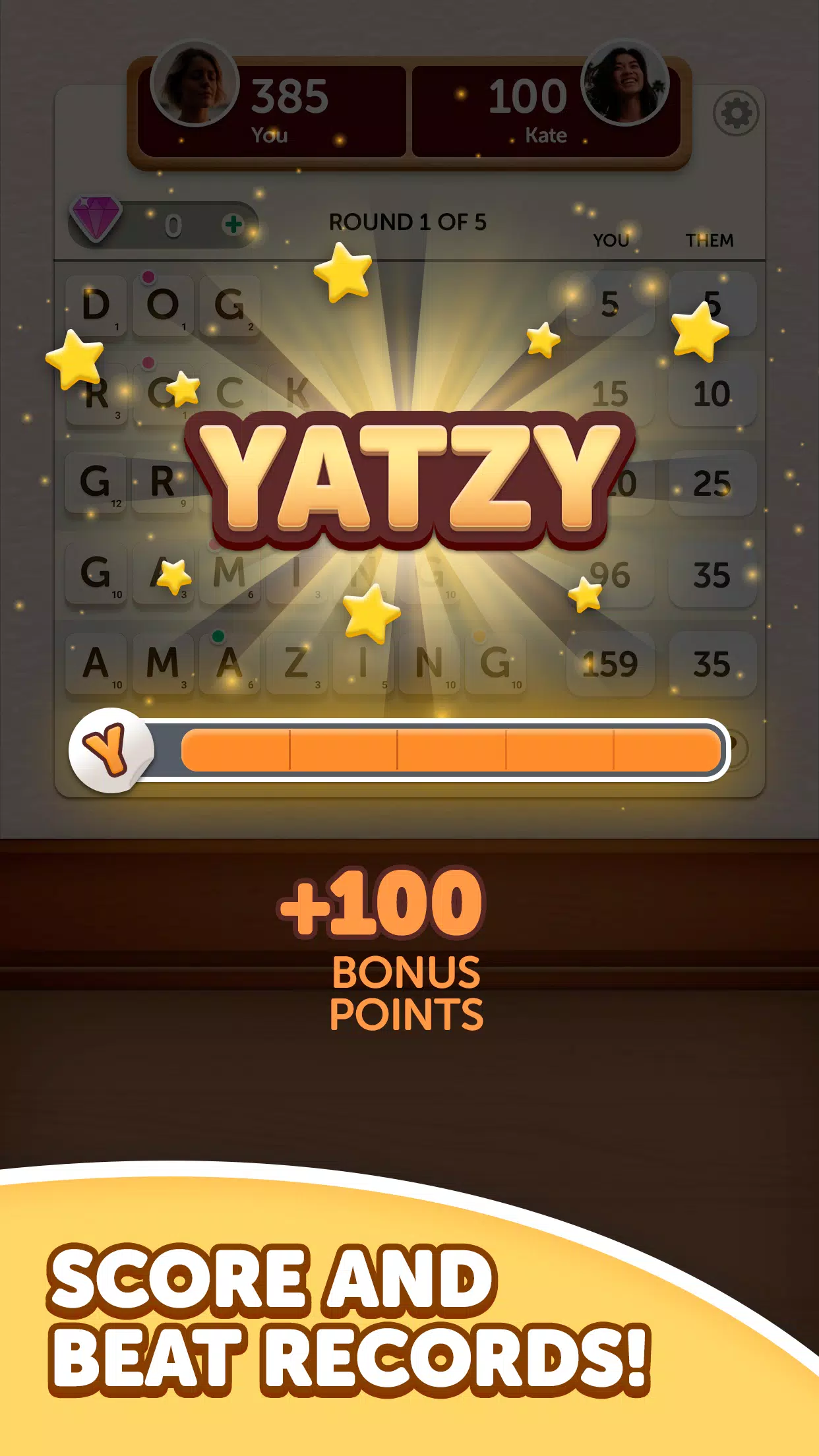 Word Yatzy - Fun Word Puzzler应用截图第3张
