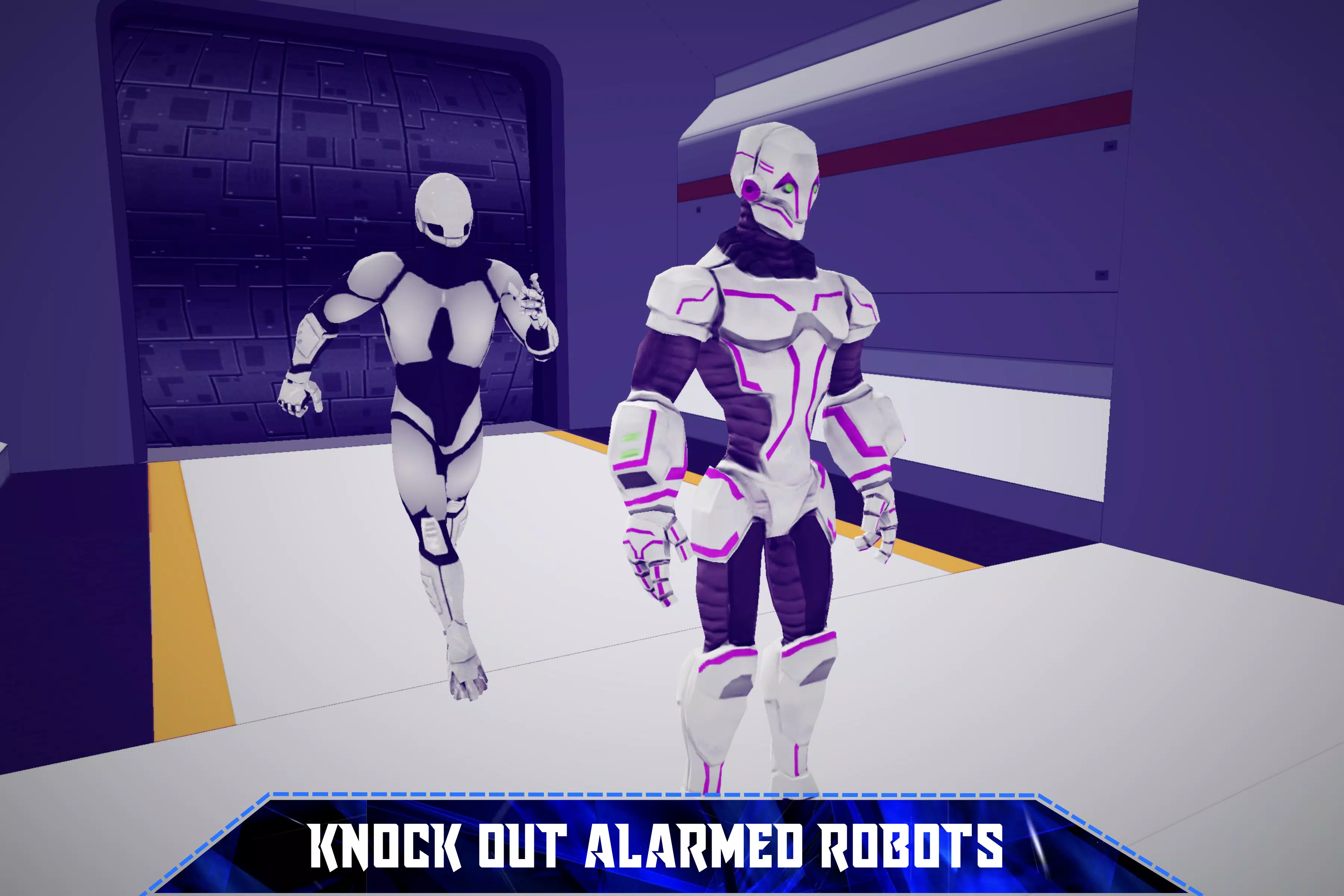 Escape Robot Facility: 3D Cosmic Galaxy Screenshot 1