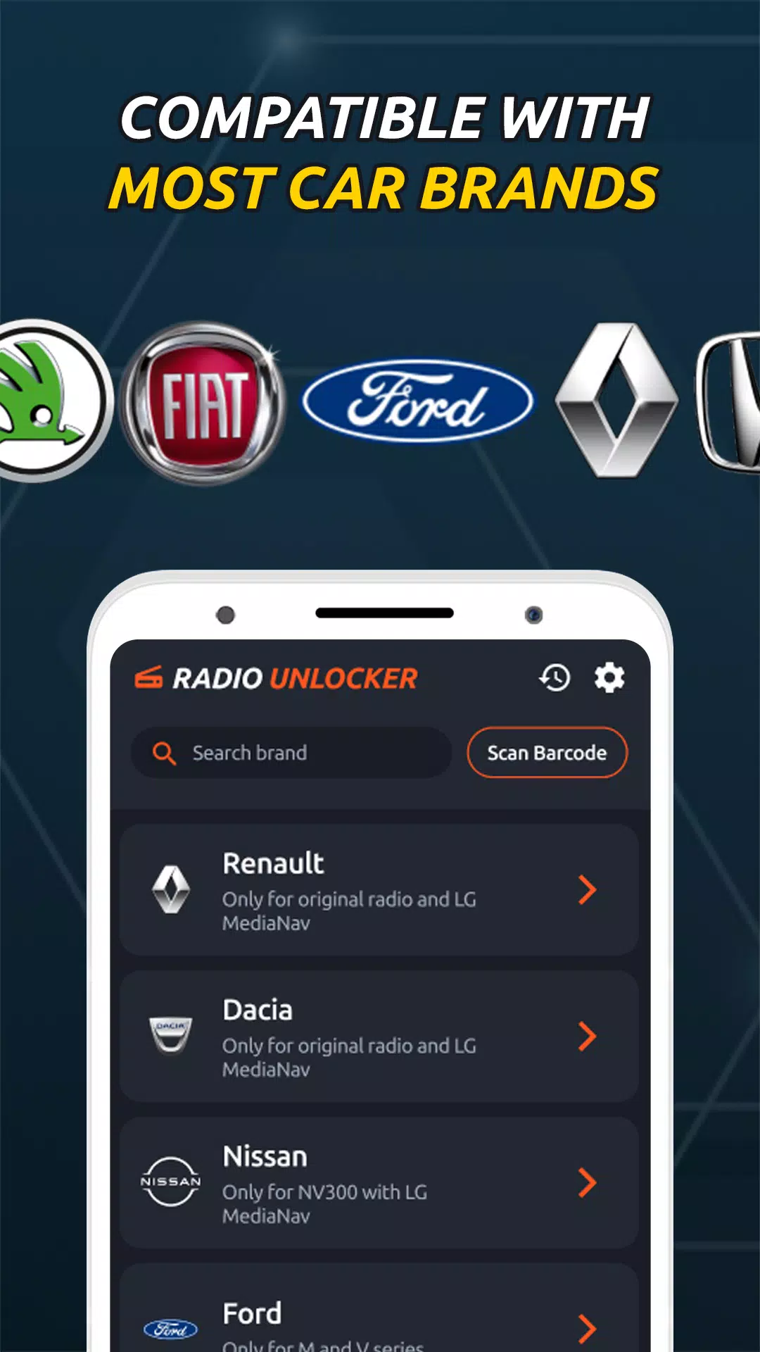 Radio Code Generator Unlocker Ekran Görüntüsü 3