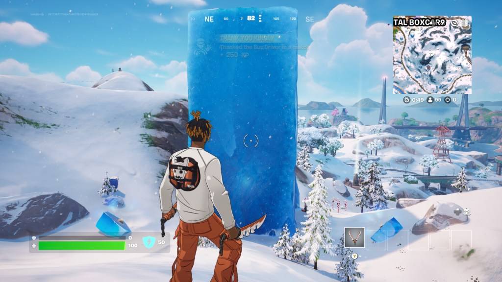 Frozen Mariah Carey in Fortnite