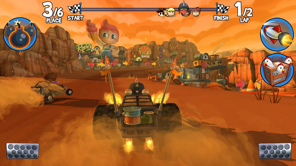 Beach Buggy Racing 2 Mod Captura de pantalla 1