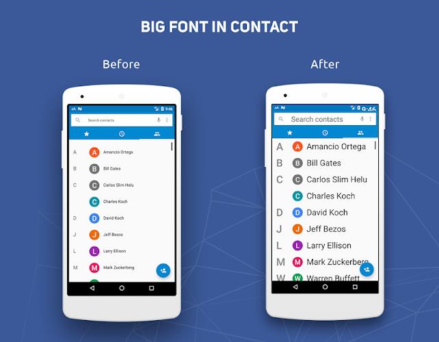 Big Font - Change Font Size & Text Size Captura de pantalla 2