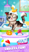 Baby Cat DayCare: Kitty Game ဖန်သားပြင်ဓာတ်ပုံ 1