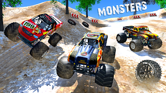 Monster Truck Games Simulator Скриншот 1