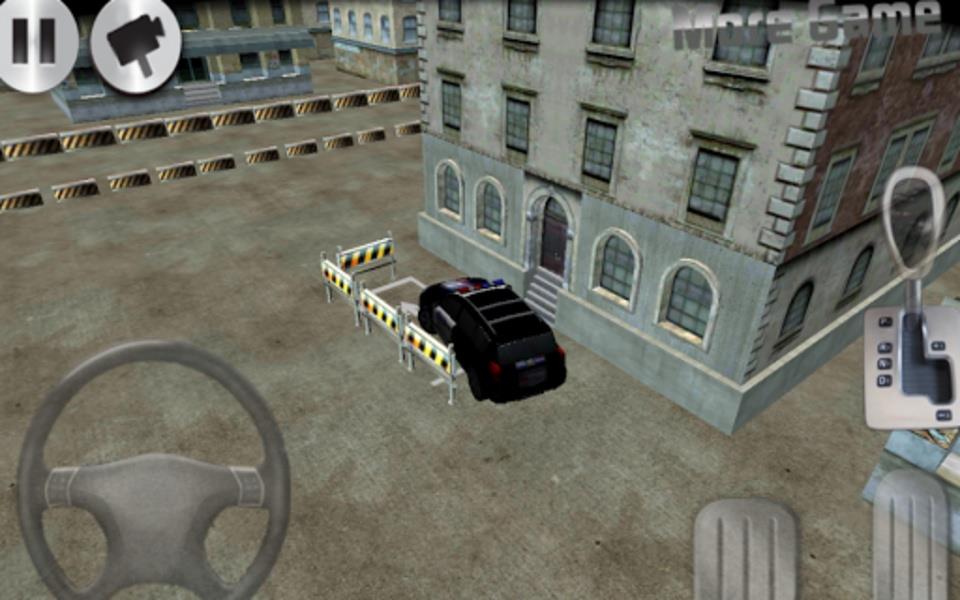 3D police car parking ဖန်သားပြင်ဓာတ်ပုံ 1