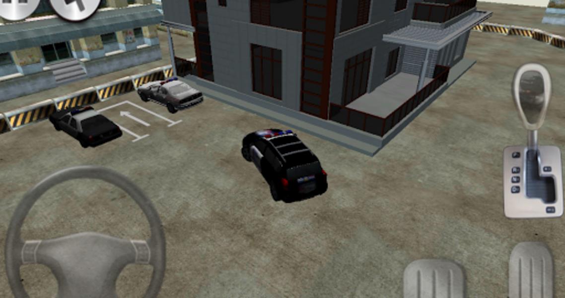 3D police car parking Скриншот 4