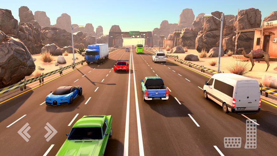 Real Highway Car Racing Games Schermafbeelding 2