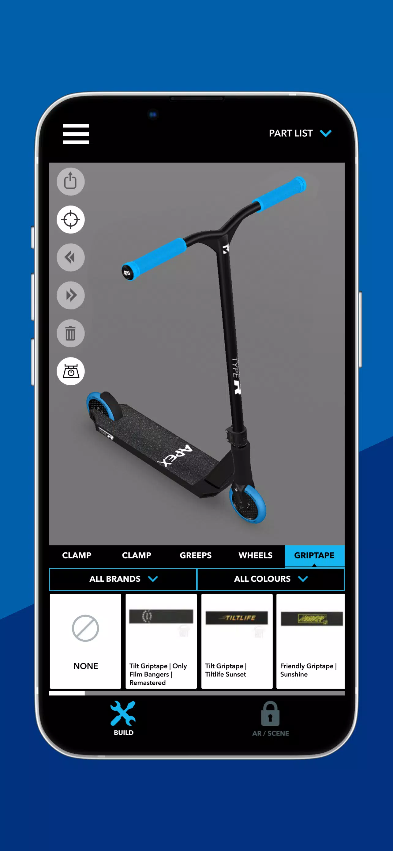 Scooter 3D custom builder Captura de tela 3