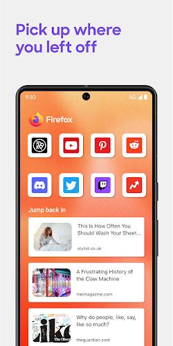 Firefox 浏览器：快速、私密、安全的网页浏览器应用截图第3张